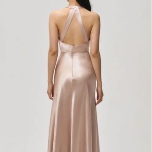 Jenny Yoo evening gown, petal light pink color size 4 formal, perfect condition